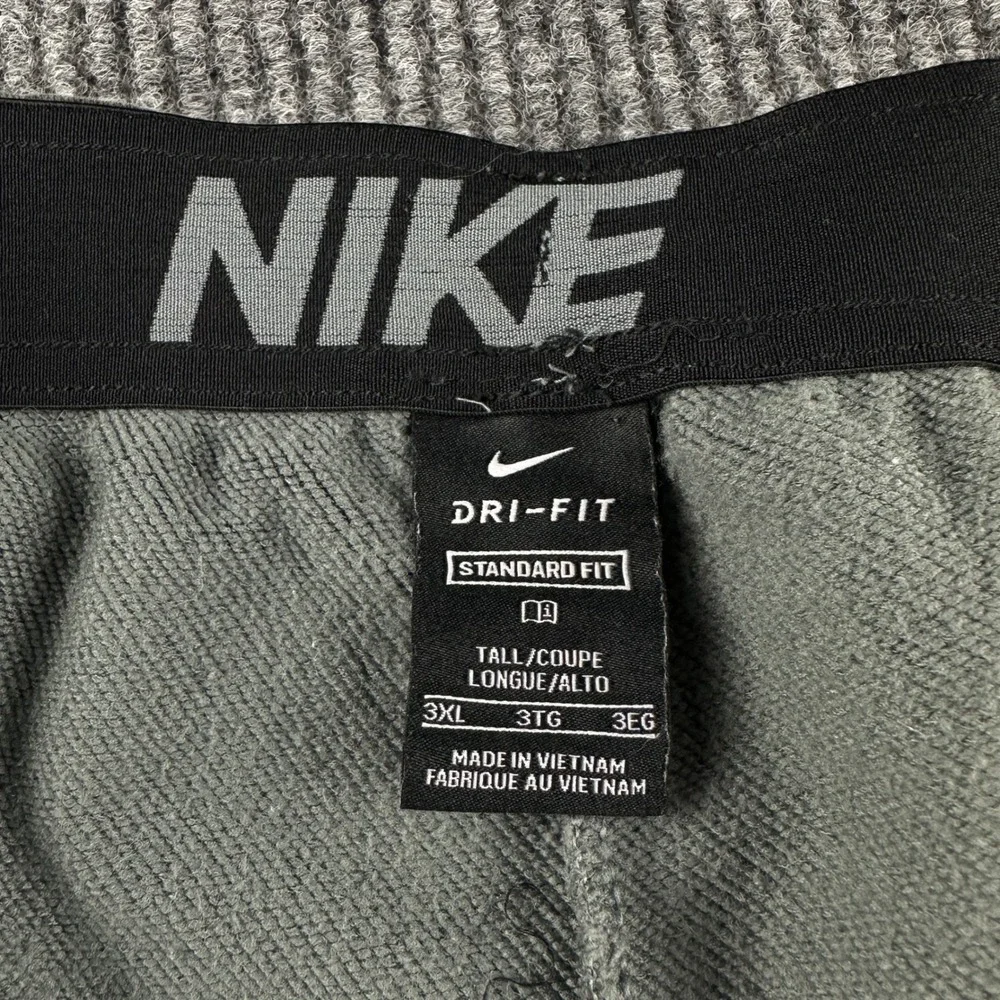 Nike Dri-FIT Camo Joggers Mens 3XL Tall Grey Black Sweatpants CU6200-010
